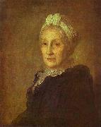 Fedor Rokotov Portrait of Anna Yuryevna Kvashnina Samarina oil painting artist